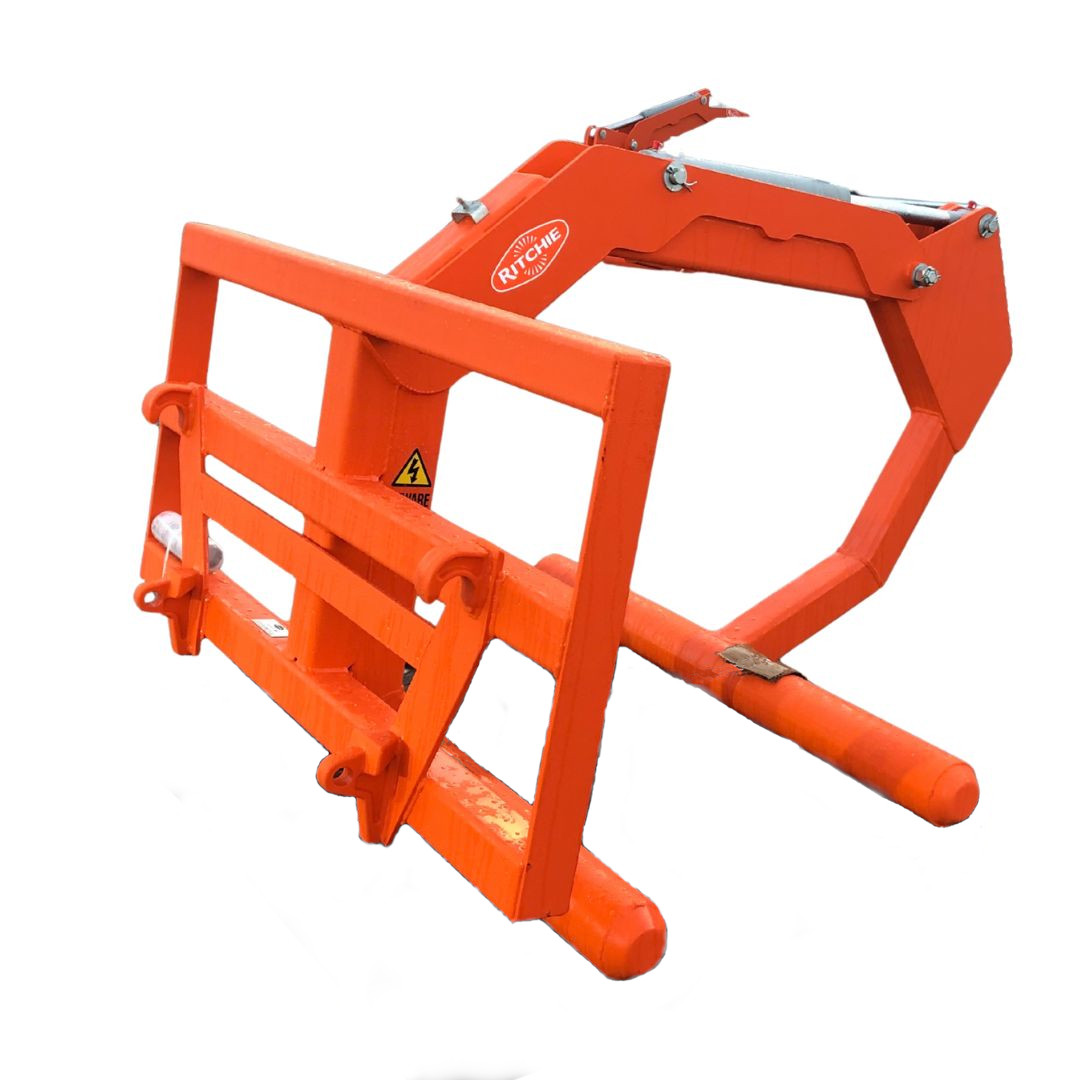 Wrapped bale handler with Eurohooks