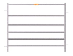 1.25 m Open Rail Hurdle